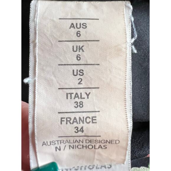 Nicholas Cecile Silk Floral Romper US 2 - Picture 9 of 10